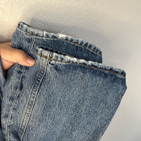 Agolde 90'S PINCH WAIST HIGH RISE STRAIGHT Leg Women's Blue Jeans Size 25 - Picture 9 of 9